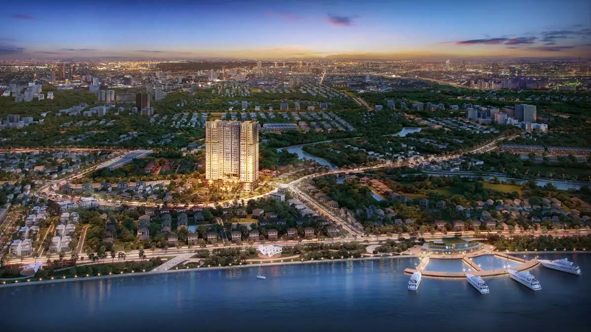 Phối cảnh tổng thể The Felix tại phường Bình Hòa