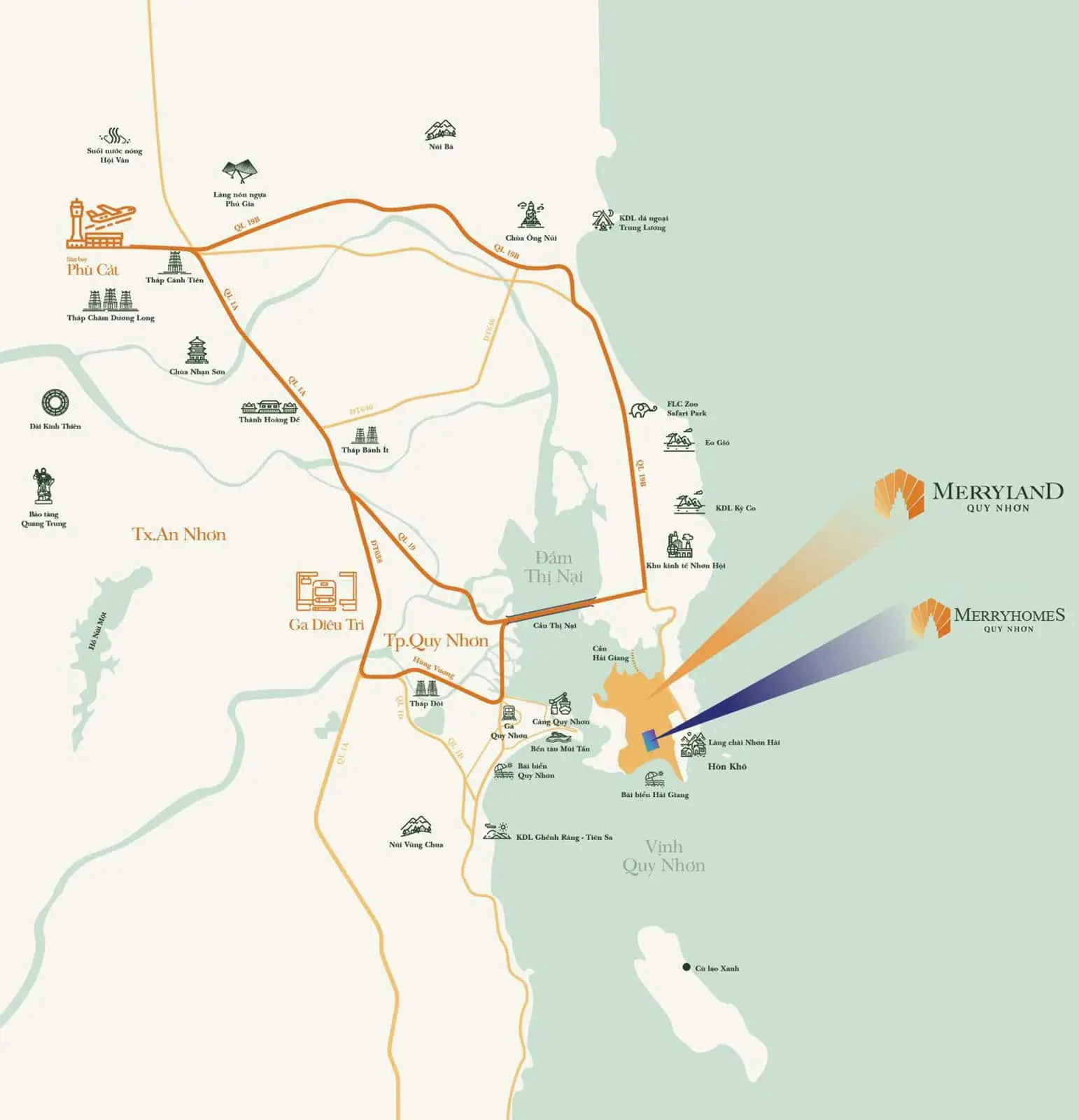 Marina District Quy Nhơn 7 Vị trí Căn hộ Condotel Marina District Quy Nhơn