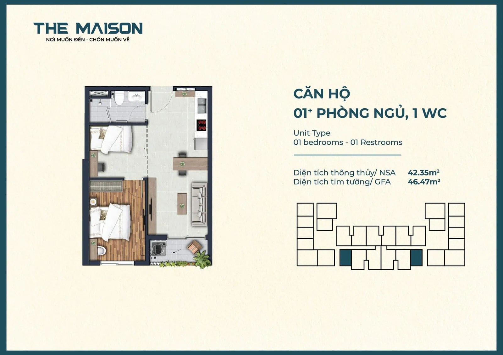 The Maison 20 Thiết kế Căn hộ The Maison