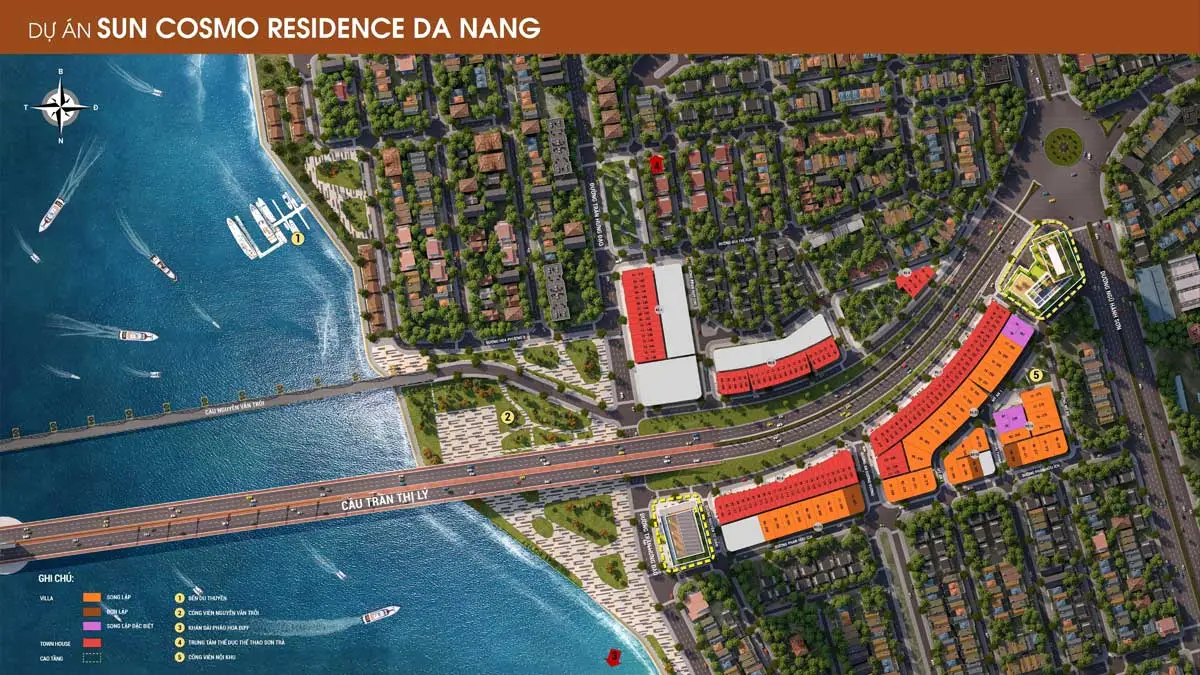 Sun Cosmo Residence Đà Nẵng 5 Mặt bằng Dự án Sun Cosmo Residence Đà Nẵng