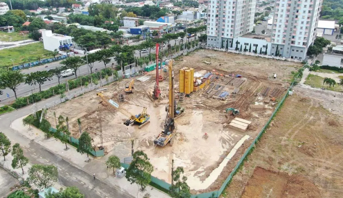 Ảnh tiến độ thi công Maison Grand 2