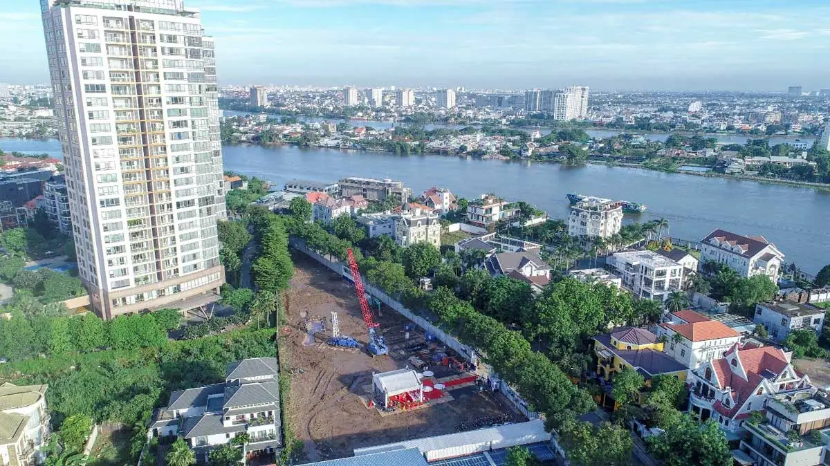 Thảo Điền Green 7 Vị trí lô đất Dự án Căn hộ Thảo Điền Green Towers Quận 2