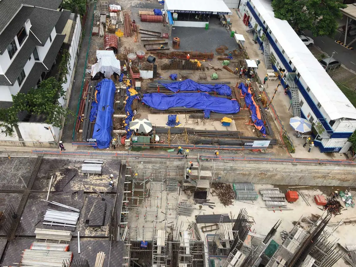 Thảo Điền Green Towers Quận 2 tien do thi cong du an thao dien green quan 2 thang 7 nam 2021 - Thảo Điền Green Towers Quận 2