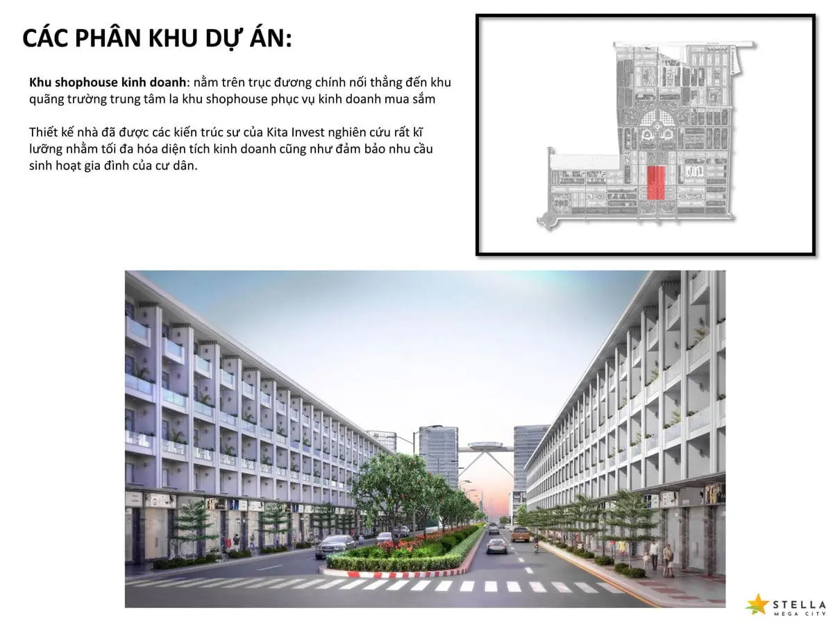 KITA Airport City 21 Khu shophouse kinh doanh Dự án Khu đô thị KITA Airport City