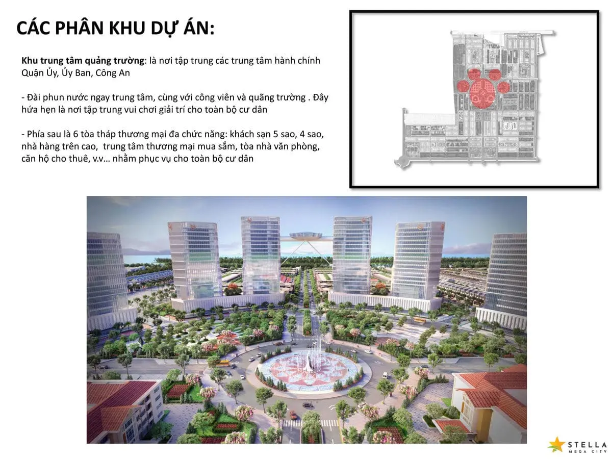 KITA Airport City 19 Khu trung tâm quảng trường Dự án KITA Airport City