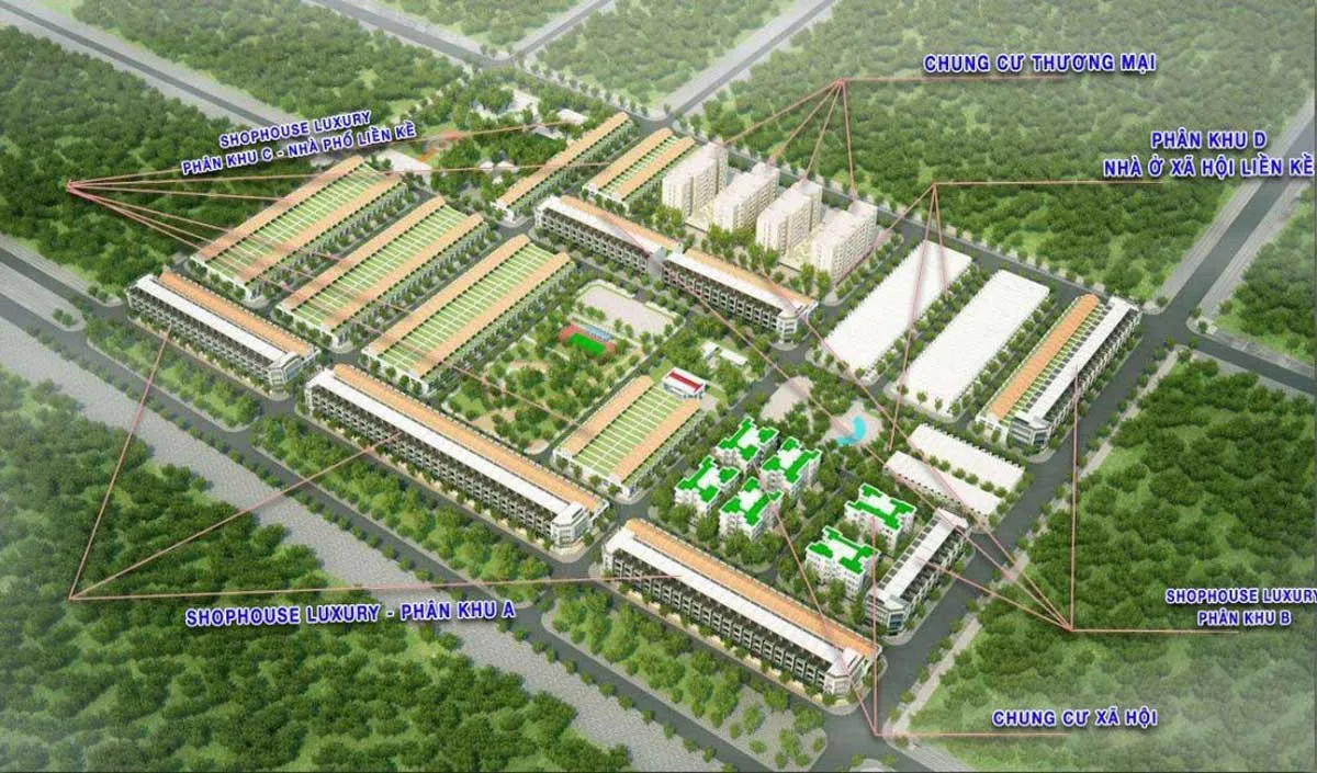 Khu Đô Thị Tân An Buôn Ma Thuột 5 Mặt bằng Dự án Khu Đô Thị Tân An Buôn Ma Thuột