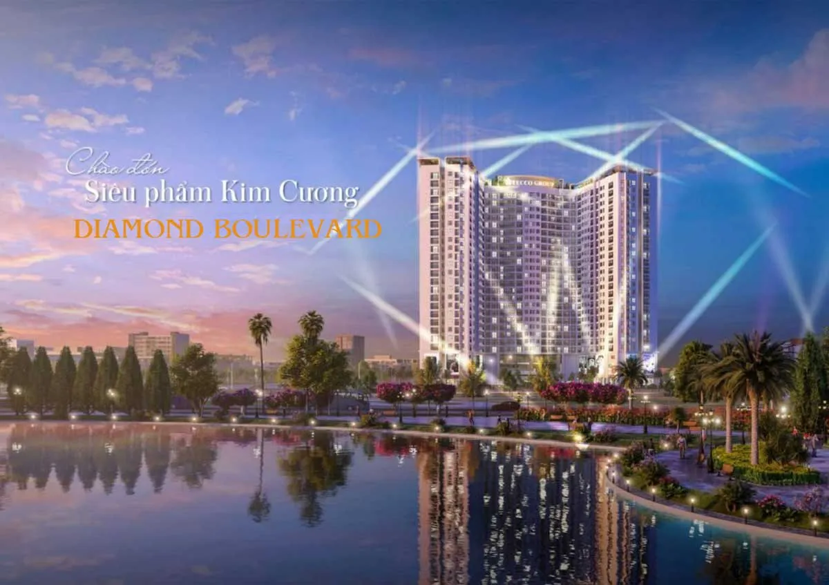 Diamond Boulevard 2 Dự án Căn hộ Chung cư Diamond Boulevard Thuận An Bình Dương