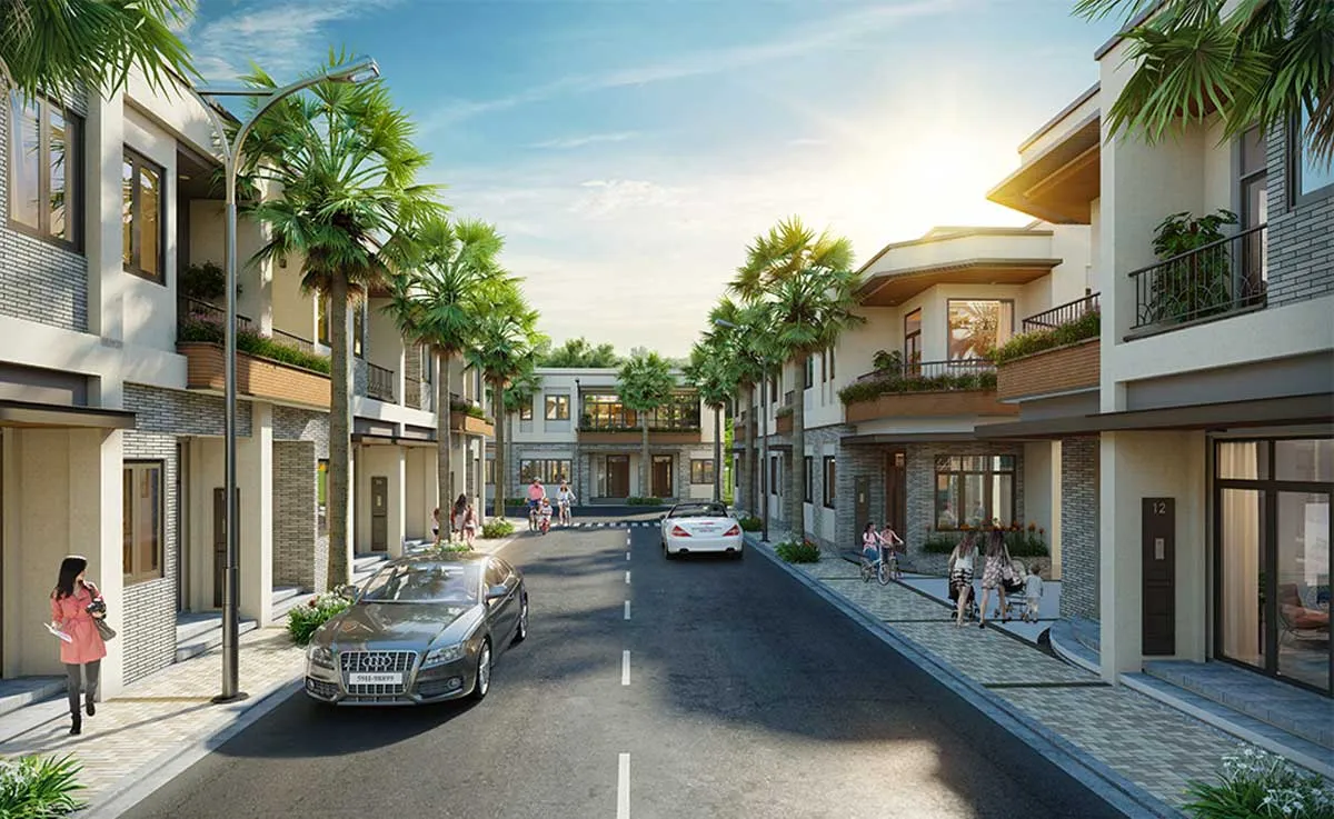 Phối cảnh nhà phố Taka Garden Riverside Homes