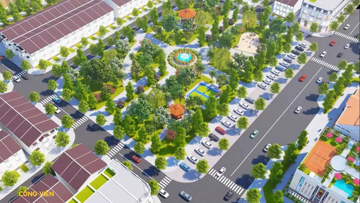 AN PHÚ LONG GARDEN 10 Công viên nội khu Dự án Khu đô thị An Phú Long Garden