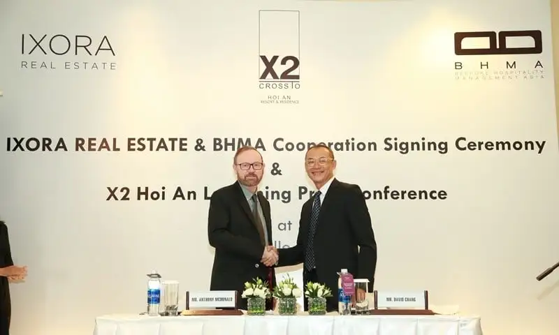X2 HỘI AN RESORT & RESIDENCE 2 BHMA ký kết hợp đồng quản lý điều hành khách sạn X2 Resorts and Residence Hội An