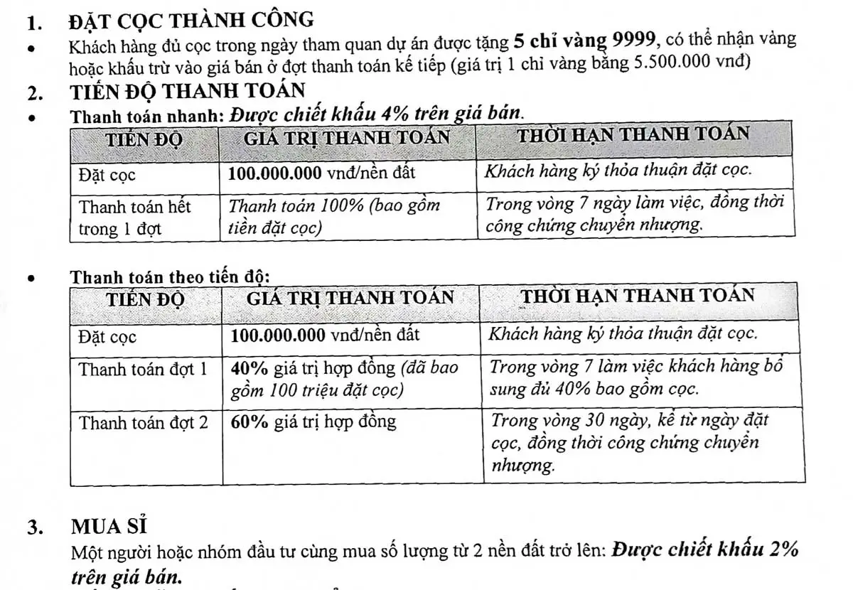 Dự án Khu đô thị Lai Uyên Bàu Bàng Phuong thuc thanh toan Dat nen Du An Lai Uyen Bau Bang - Dự án Khu đô thị Lai Uyên Bàu Bàng