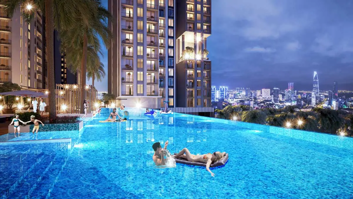 HÀ ĐÔ PHẠM VĂN ĐỒNG THỦ ĐỨC 6 Hồ bơi vô cực tại Dự án Căn hộ Hà Đô Phạm Văn Đồng