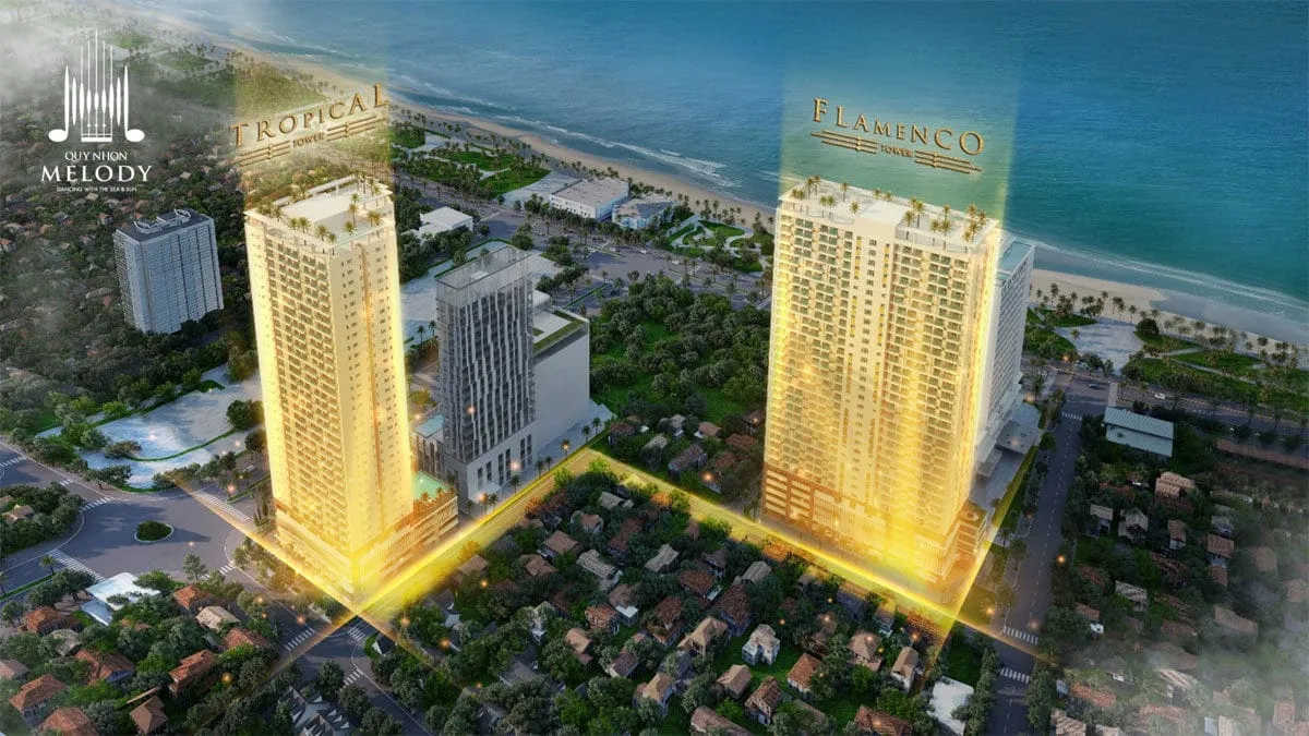 QUY NHƠN MELODY 9 2 tòa tháp Tropical Tower & Flamenco Tower