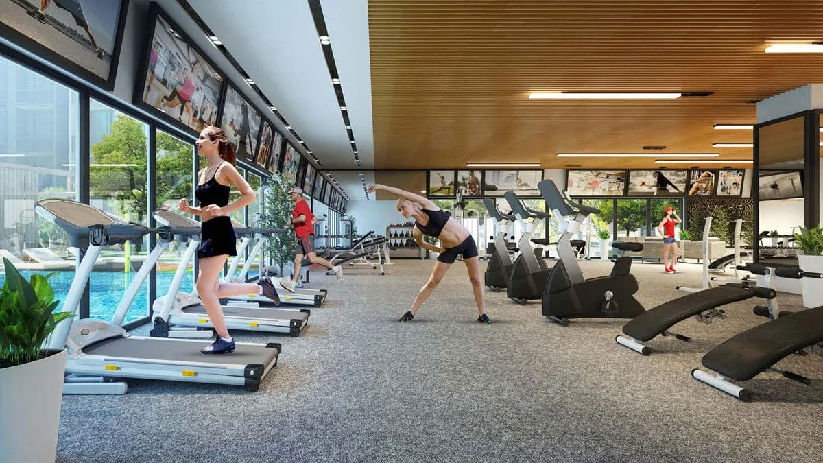 QUY NHƠN MELODY 5 Phòng Gym hướng Biển Dự án Căn hộ Condotel Quy Nhơn Melody