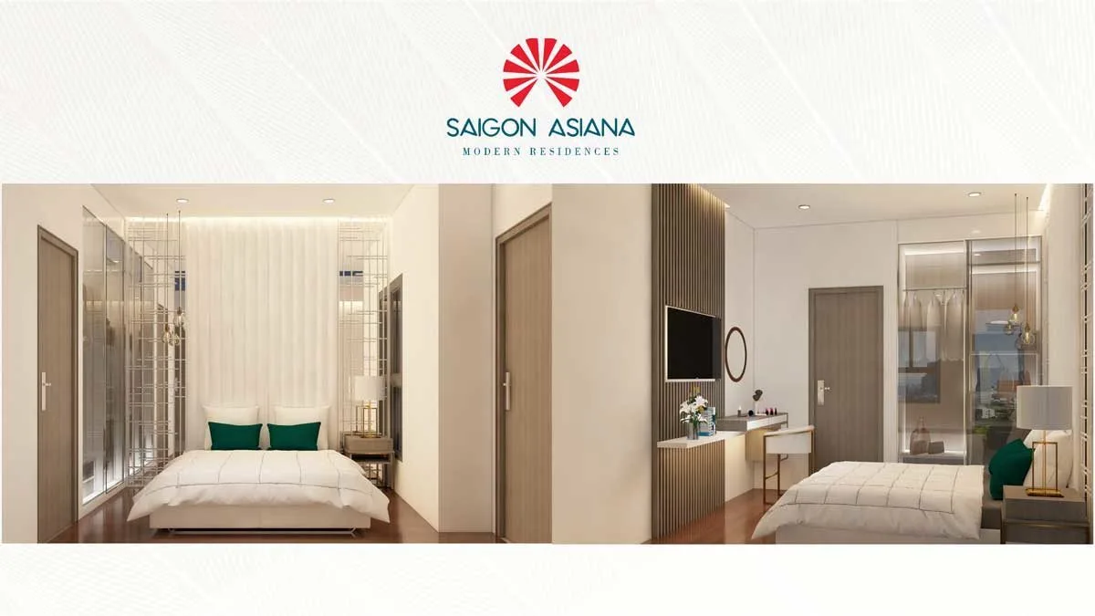 Phối cảnh phòng ngủ chính Saigon Asiana