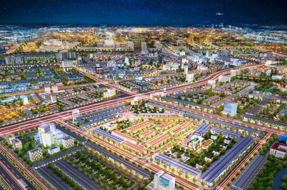 BÌNH DƯƠNG AVENUE CITY 2 Phối cảnh Tổng thể Dự án Bình Dương Avenue City Việt Đức