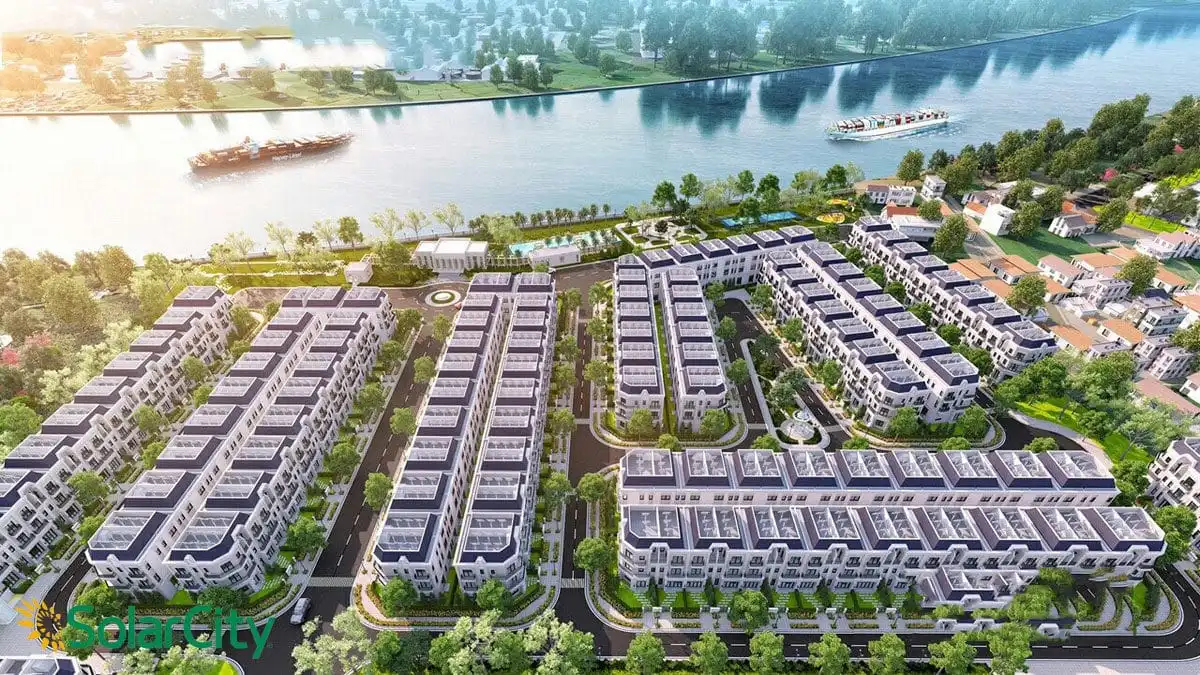 SOLAR CITY LONG AN 8 Phối cảnh Nhà phố Solar City Bến Lức Long An