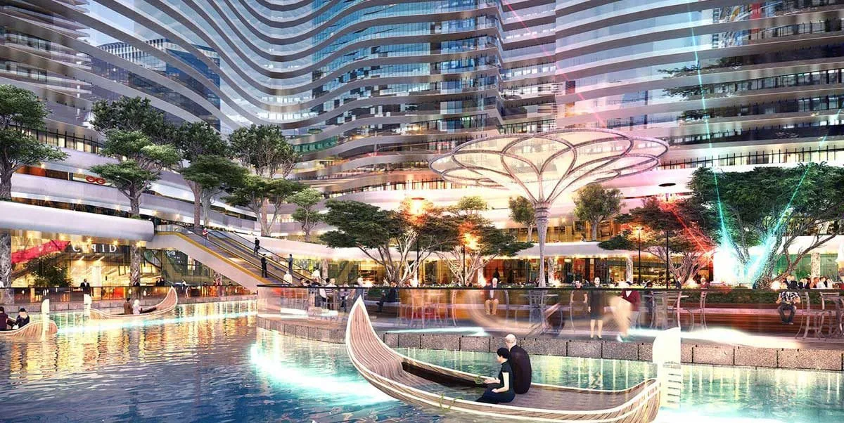 SUNSHINE MARINA NHA TRANG BAY 6 Dòng sông nội khu Dự án Căn hộ Sunshine Marina Nha Trang Bay