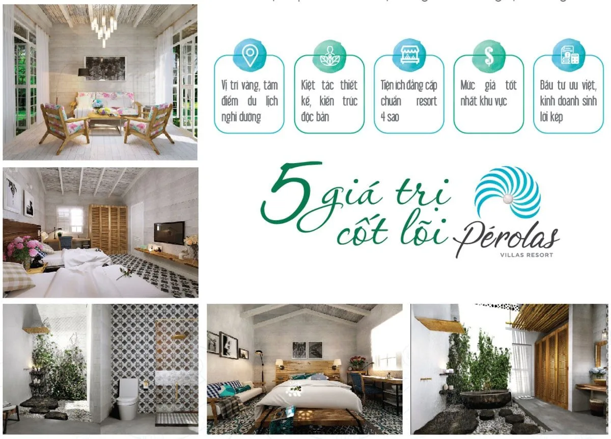 PÉROLAS VILLAS RESORT BÌNH THUẬN 4 5 Giá Trị Dự án Biệt thự Perolas Villas Resort Bình Thuận