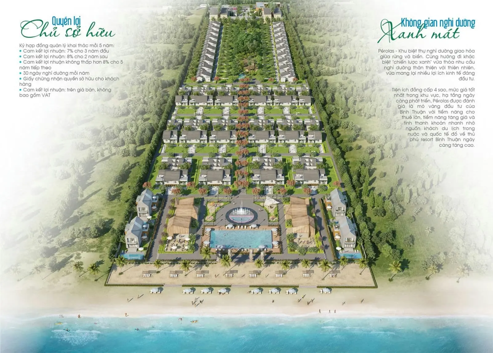 PÉROLAS VILLAS RESORT BÌNH THUẬN 2 Dự án Biệt thự Perolas Villas Resort Bình Thuận