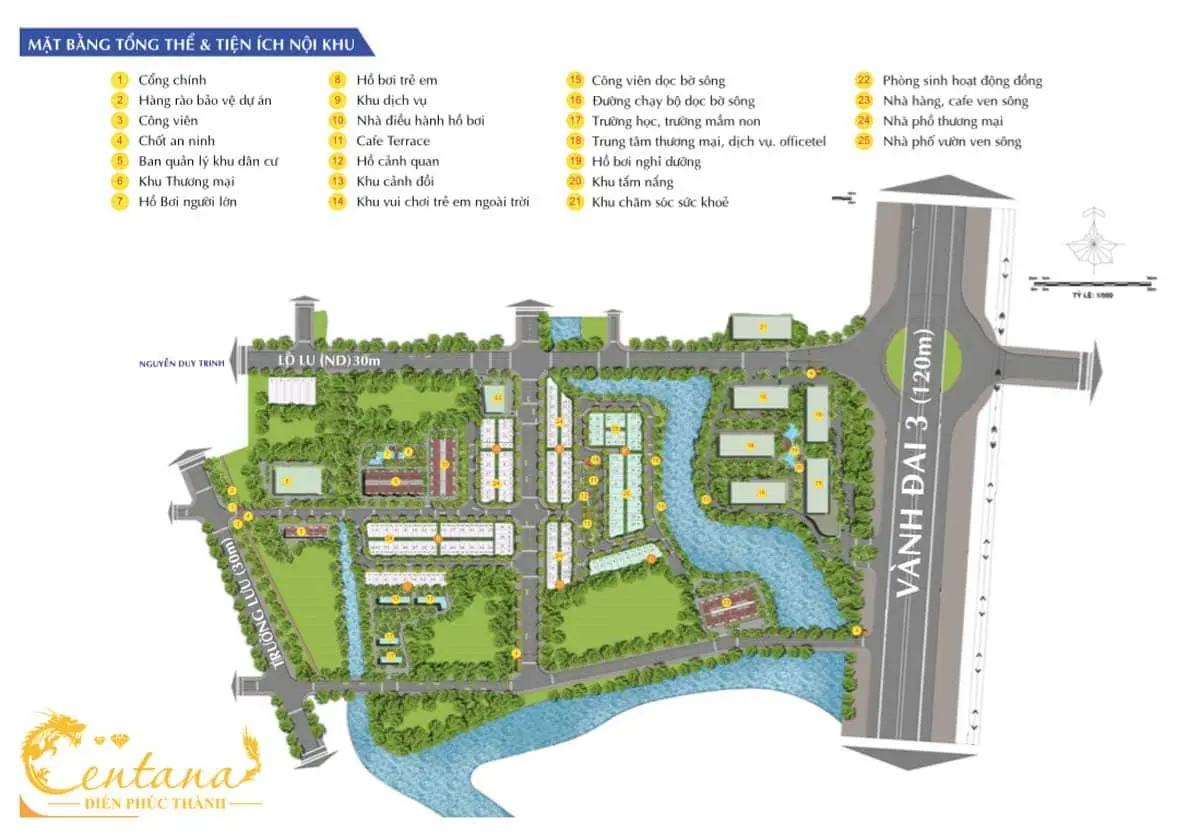 Centana City Quận 9 4 Hệ thống tiện ích nội khu Dự án Khu đô thị Centana City Quận 9
