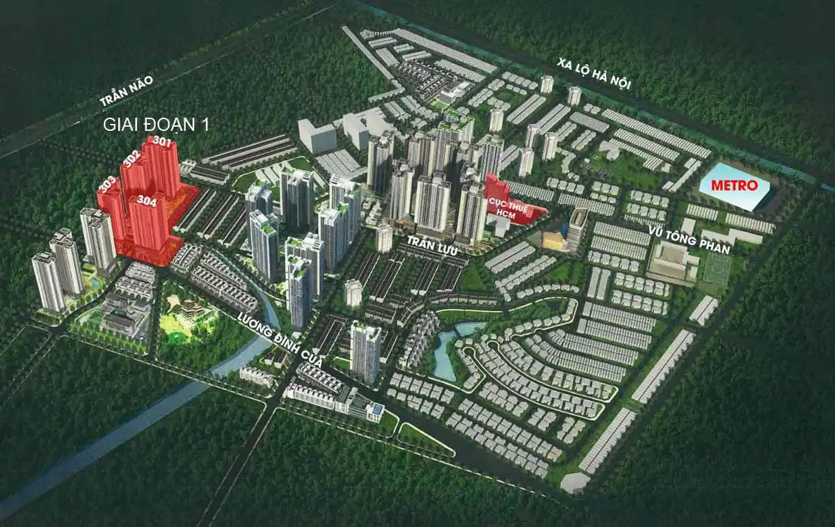 Laimian City 6 Giai đoạn 1 Mở bán Phân Khu 3 Dự án Laimian City Lương Định Của Quận 2
