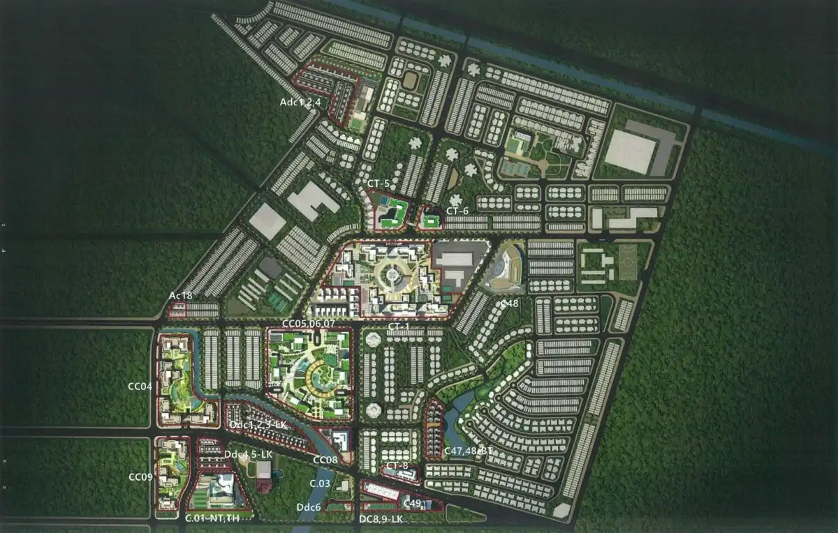 Laimian City 5 Mặt bằng Tổng thể Dự án Laimian City Lương Định Của Quận 2