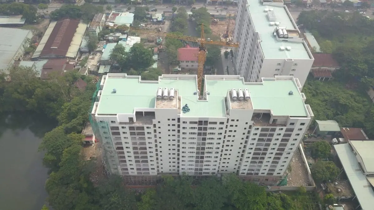 Ảnh tư liệu tiến độ tháng 11/2018: góc nhìn từ trên cao