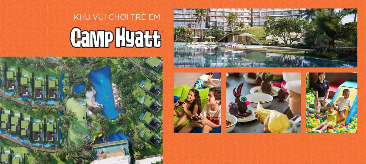 Phối cảnh khu vui chơi trẻ em Camp Hyatt