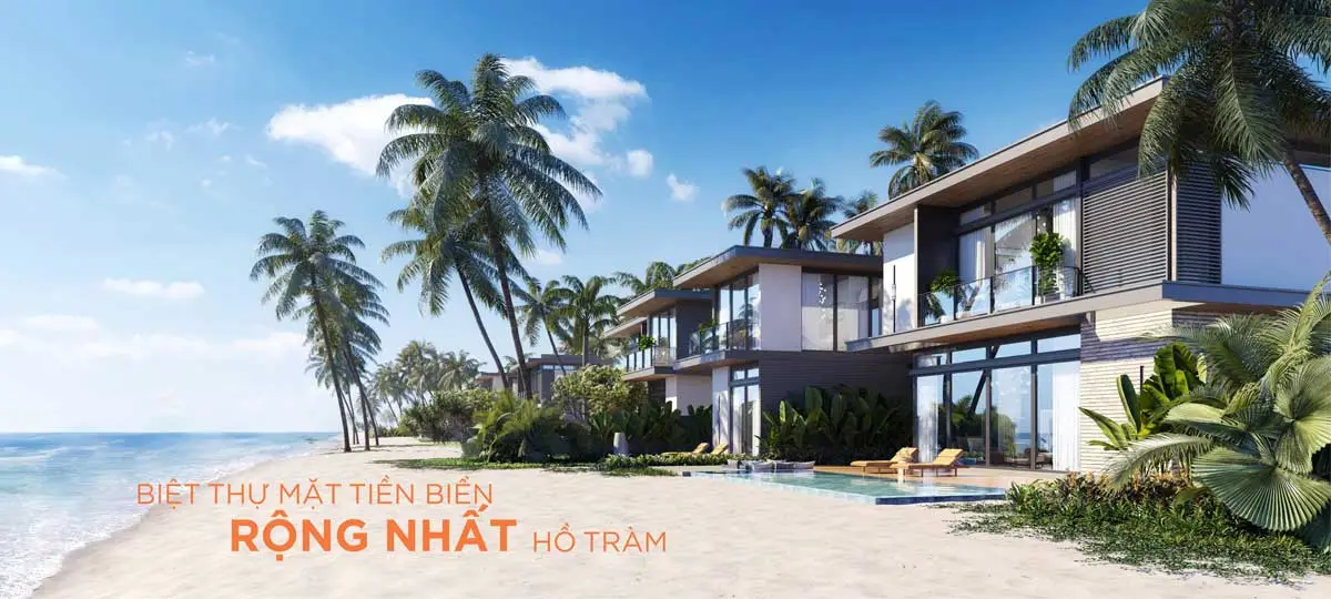 Phối cảnh biệt thự ven biển Hyatt Regency Ho Tram Residences