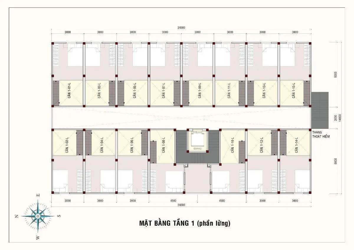 Sơ đồ phần Lửng dự án 9X House