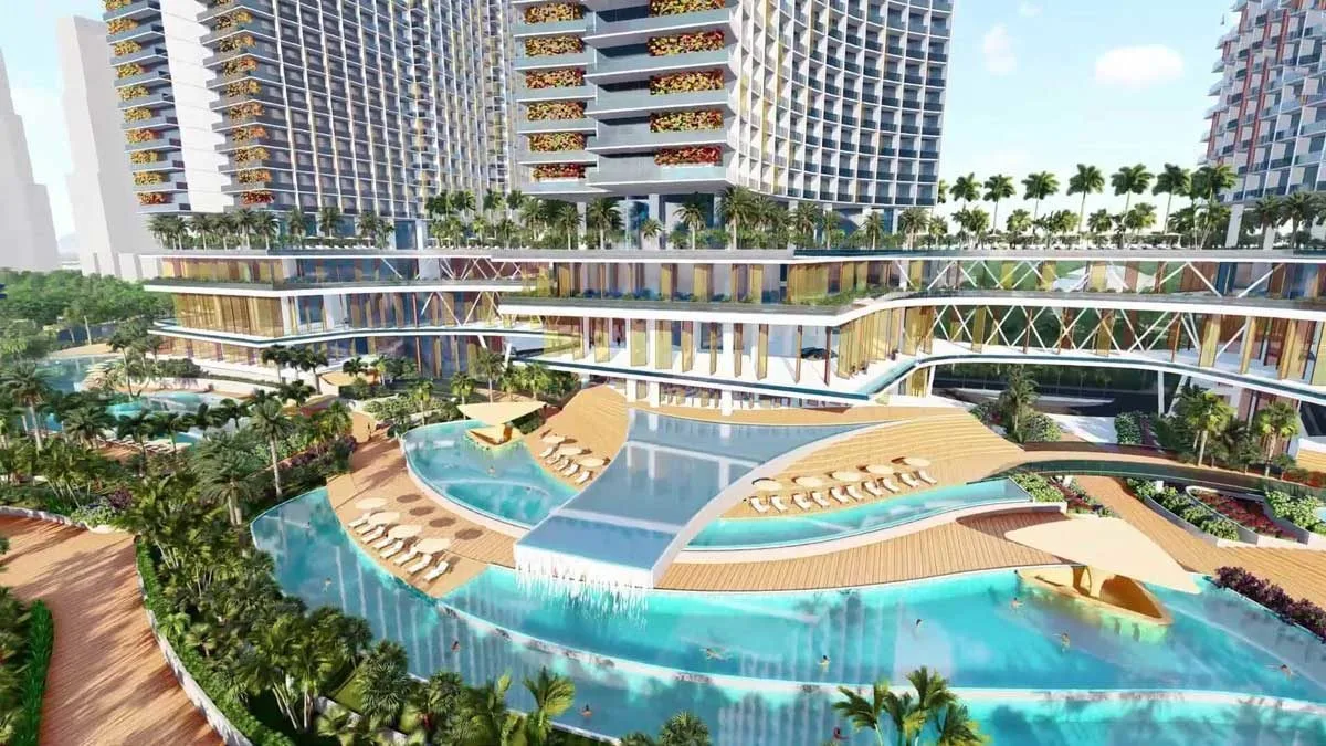 APEC MANDALA WYNDHAM HỒ TRÀM 1 Phối cảnh Dự án Căn hộ Condotel Apec Mandala Wyndham Hồ Tràm Bình Châu Bà Rịa Vũng Tàu