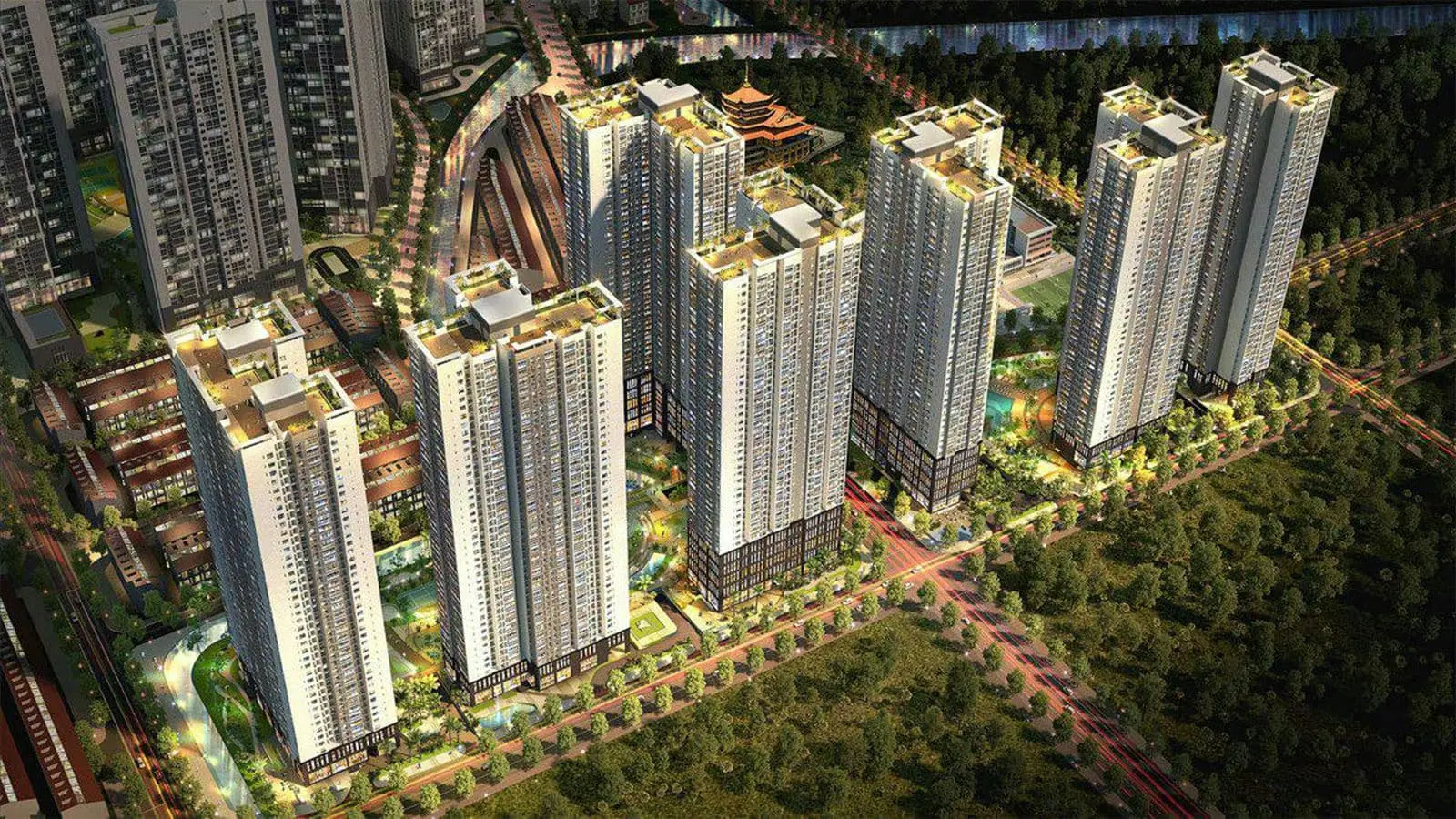 Laimian City 1 Phối cảnh Dự án Căn hộ Laimian City Quận 2