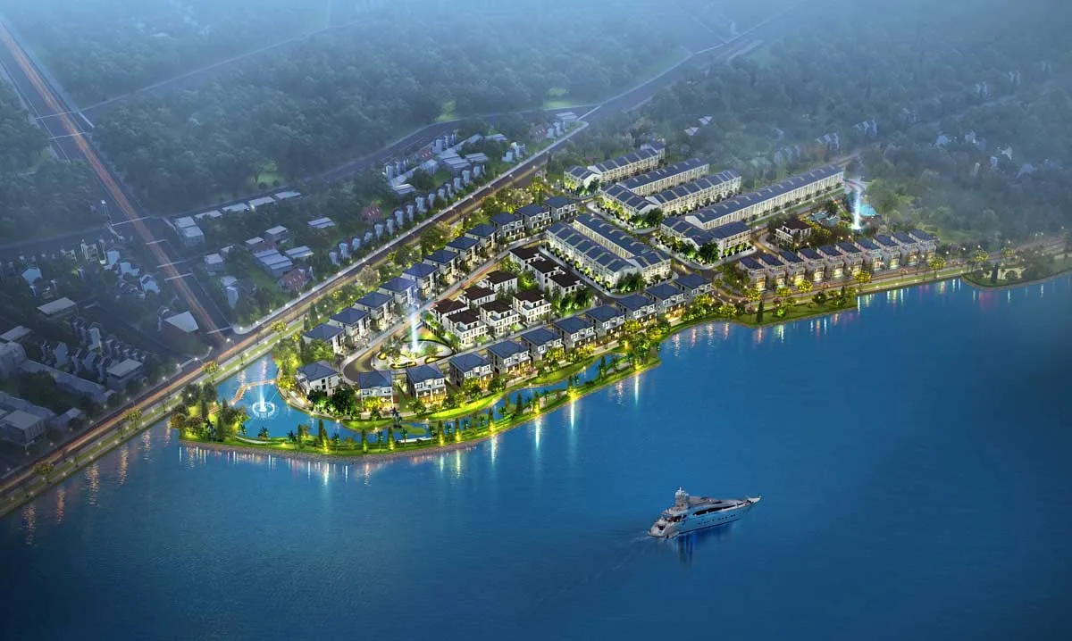 Palm Marina 1 Phối cảnh Dự án Nhà phố Biệt thự Căn hộ Palm Marina Quận 9