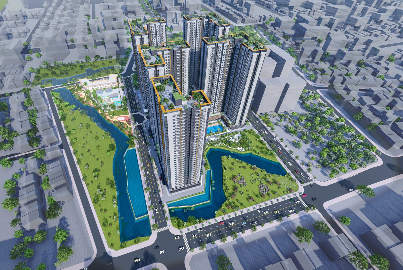 NBB Garden III 1 Phối cảnh tổng thể NBB Garden III