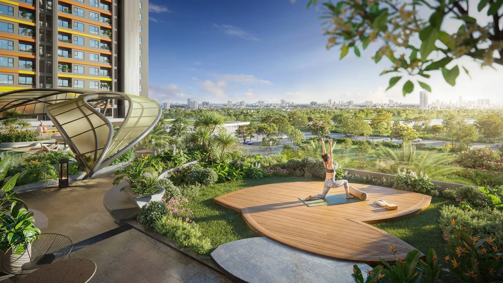 Phối cảnh sân tập ngoài trời Setia Edenia