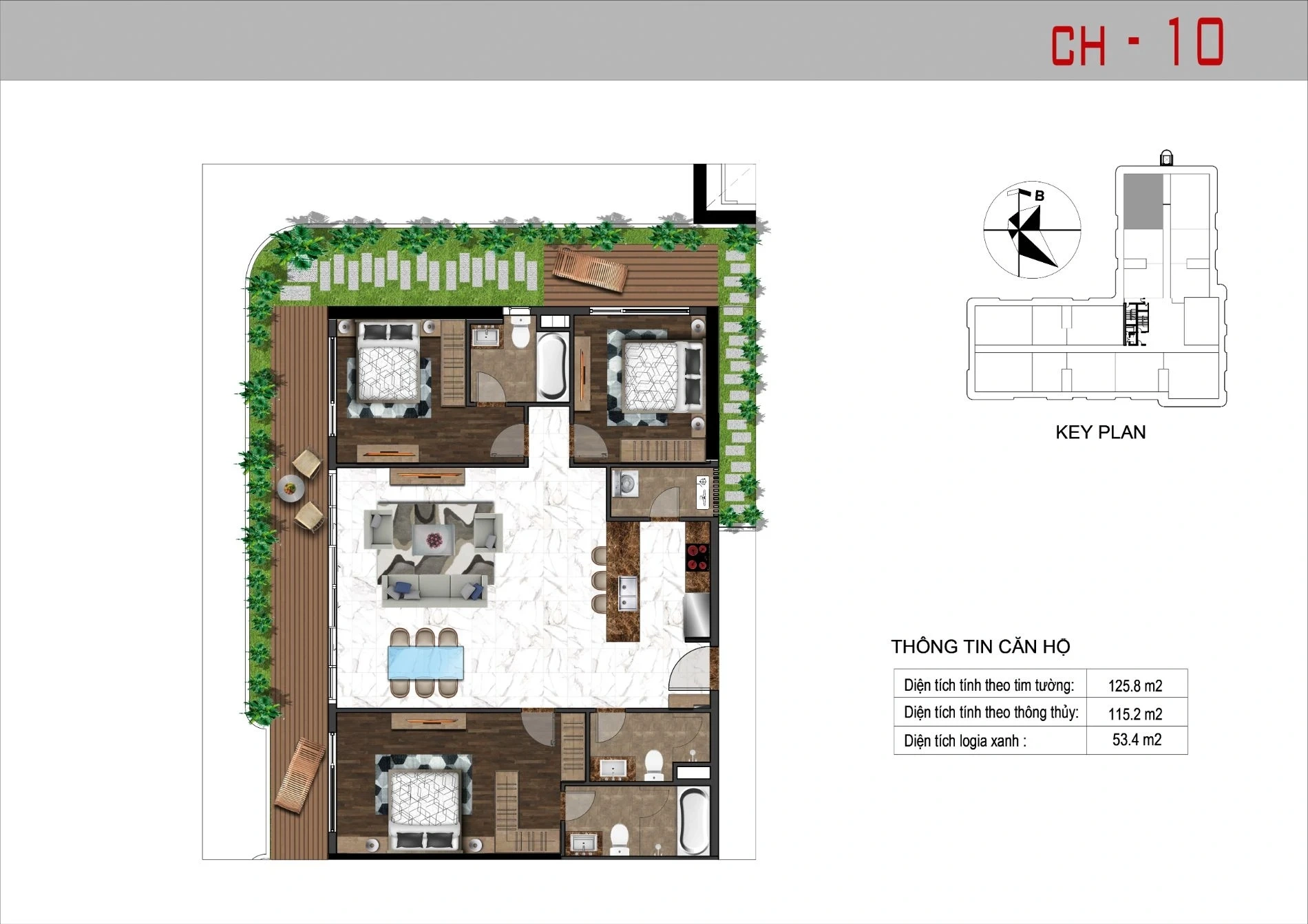 Mặt bằng CH-10 Sunshine Horizon