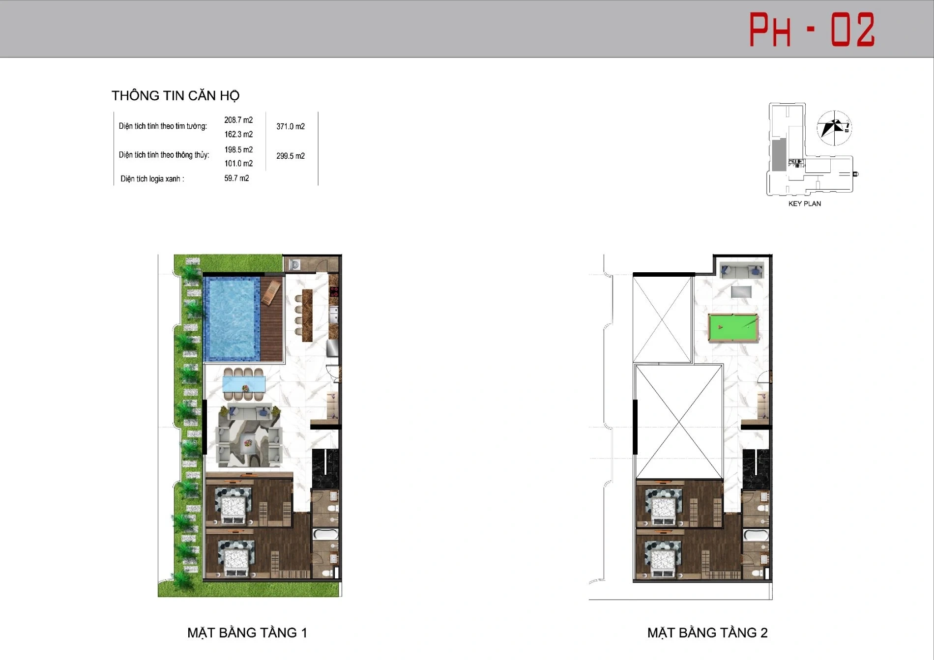 Mặt bằng PH-02 Sunshine Horizon