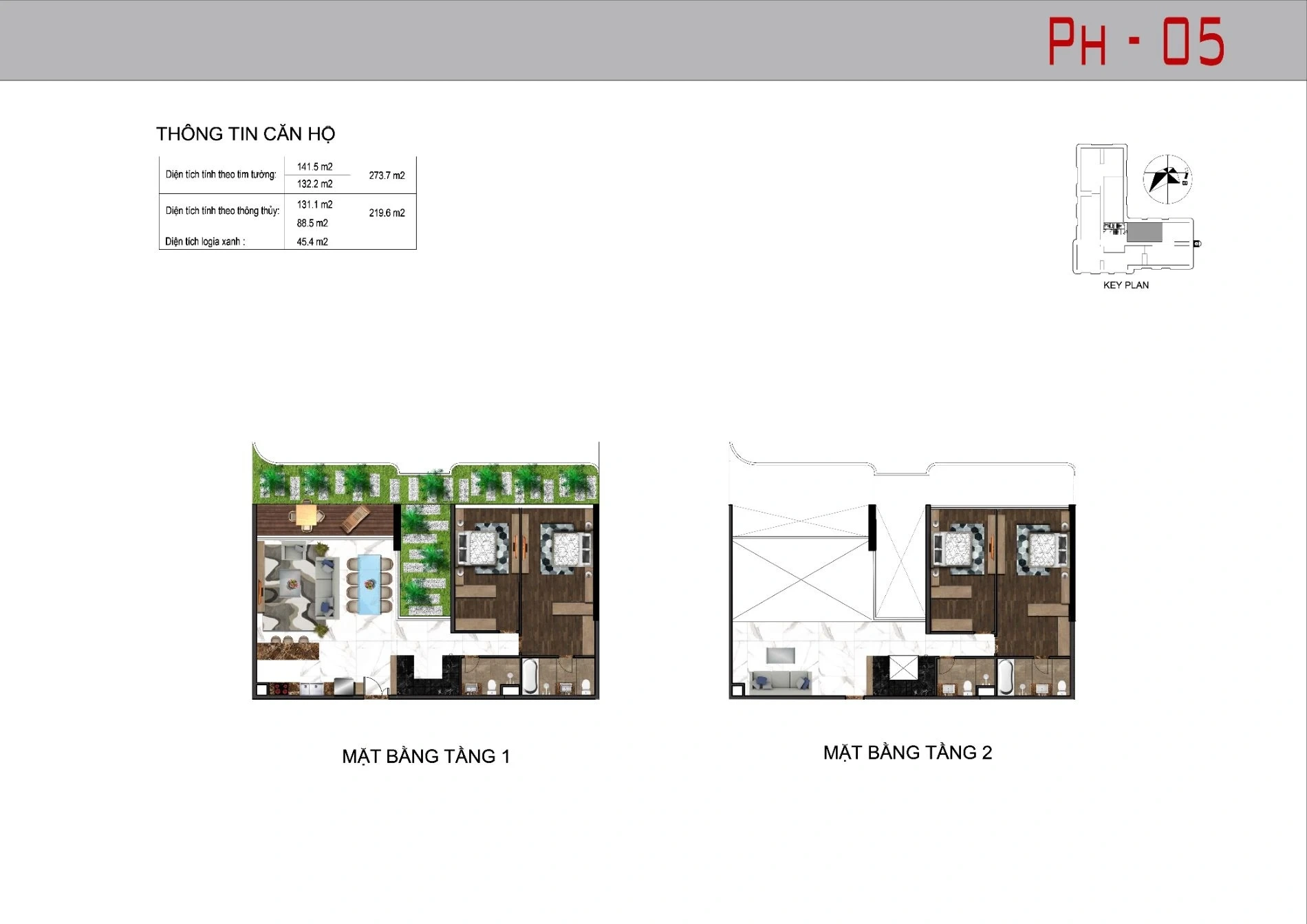 Mặt bằng PH-05 Sunshine Horizon