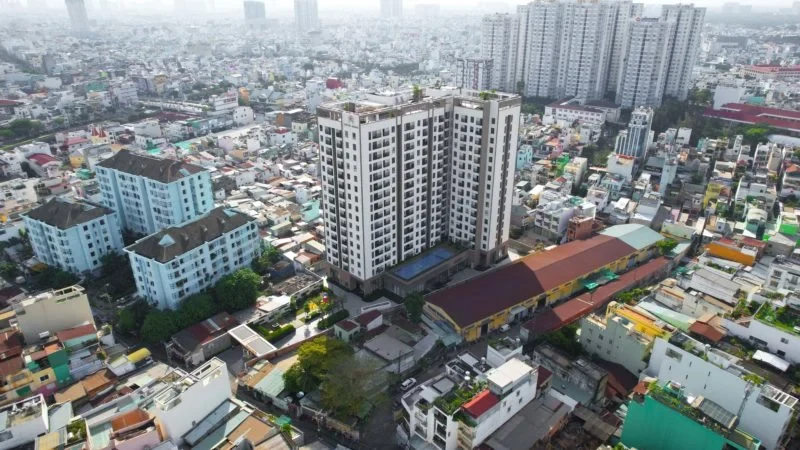 Toàn cảnh thực tế Saigon Asiana trong khu dân cư