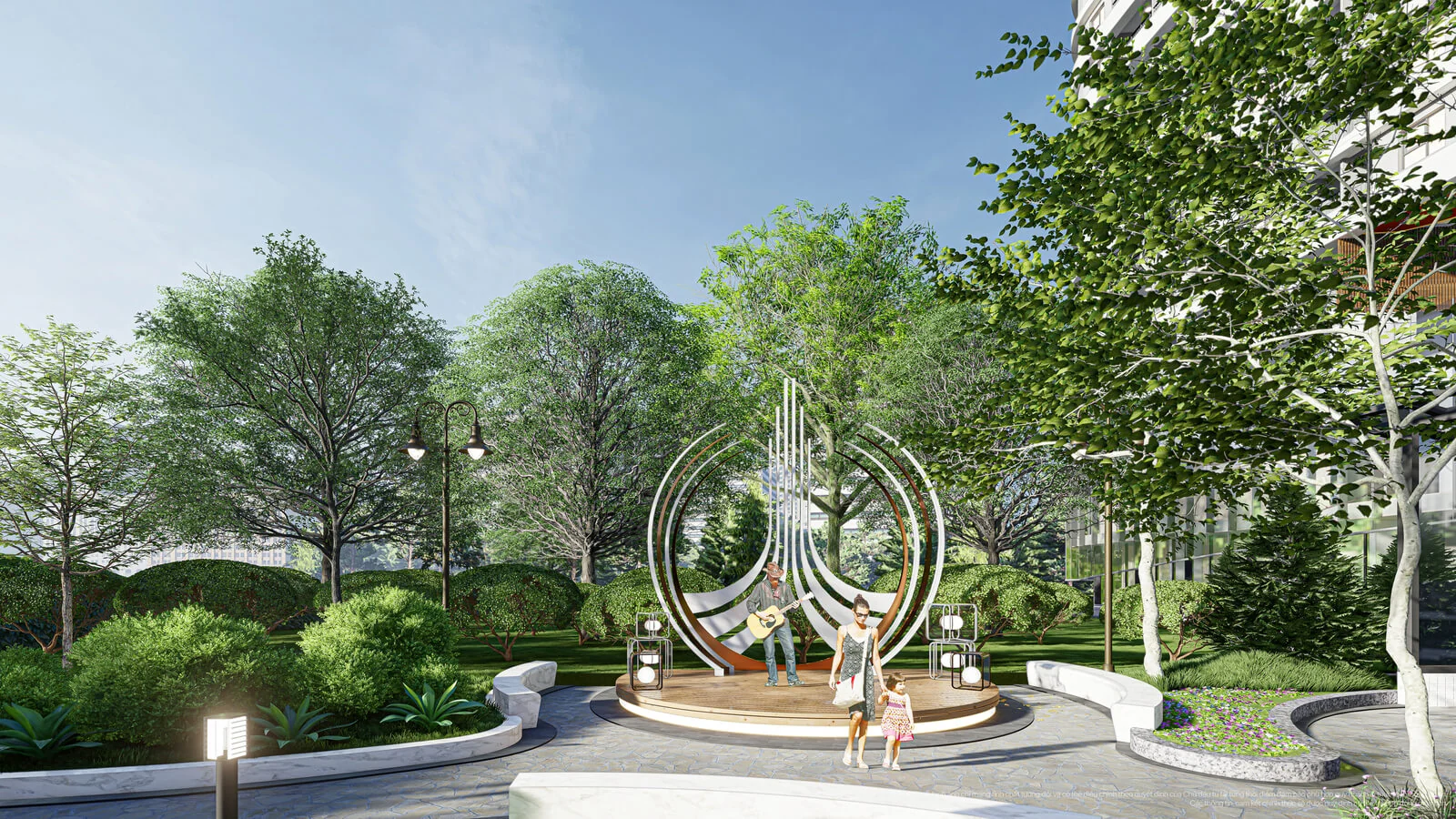 Phối cảnh công viên Healing Park ArtStella
