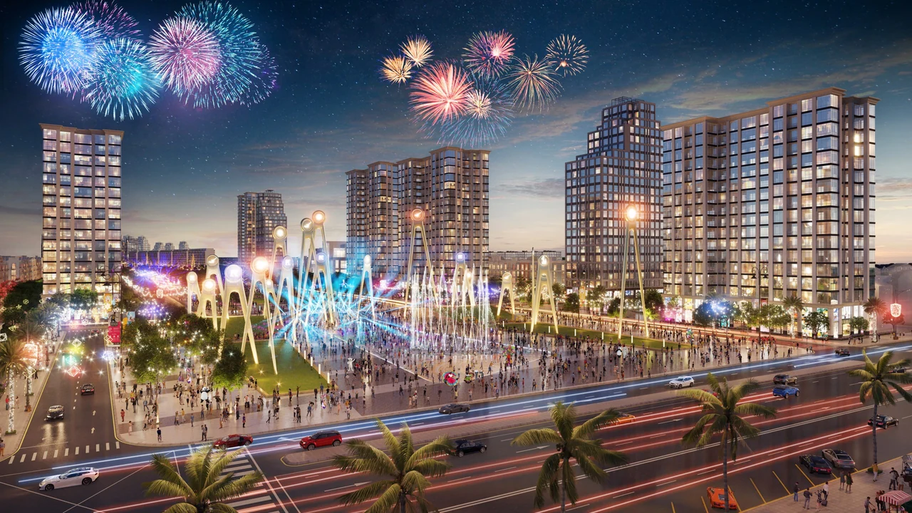 Phối cảnh Quảng trường biển Sun Grand Boulevard