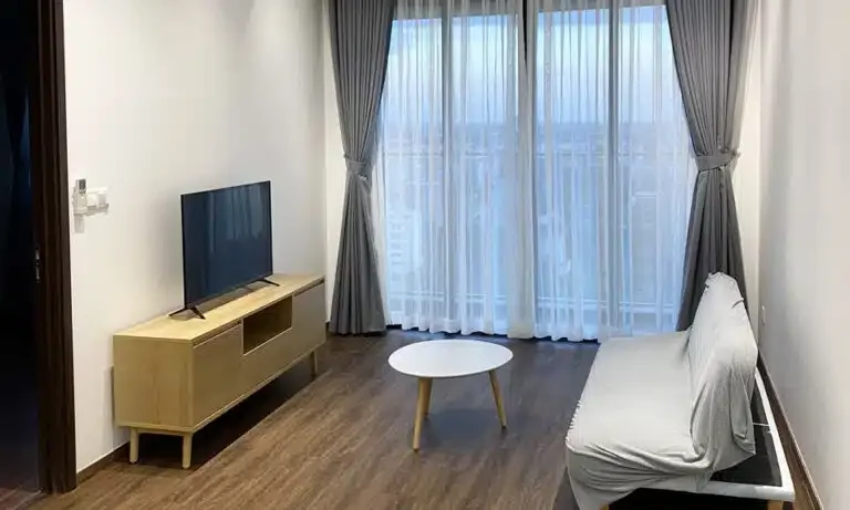 Phòng khách căn hộ thực tế One Verandah