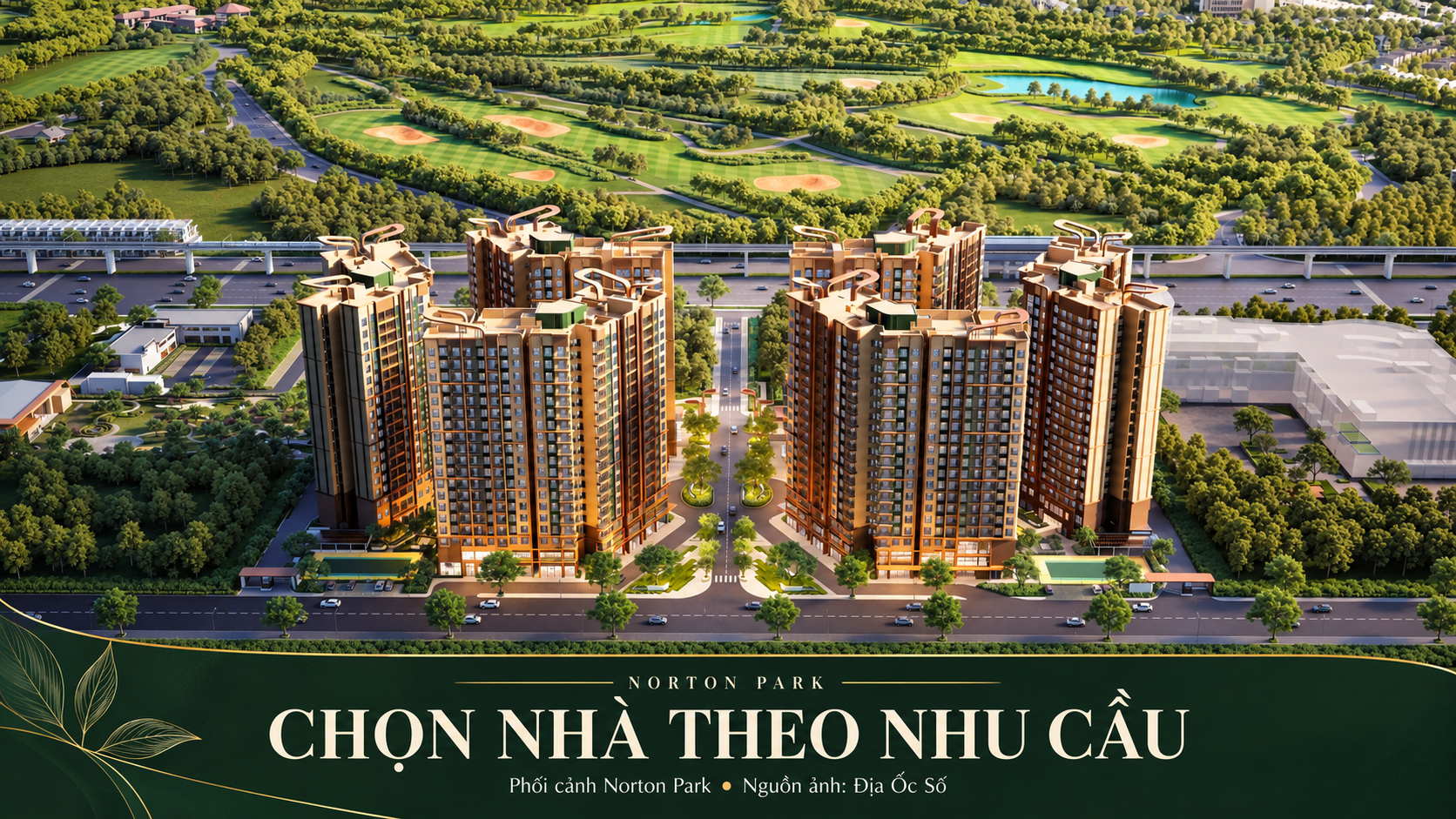 Phối cảnh Norton Park cho bài đối chiếu nhu cầu ở