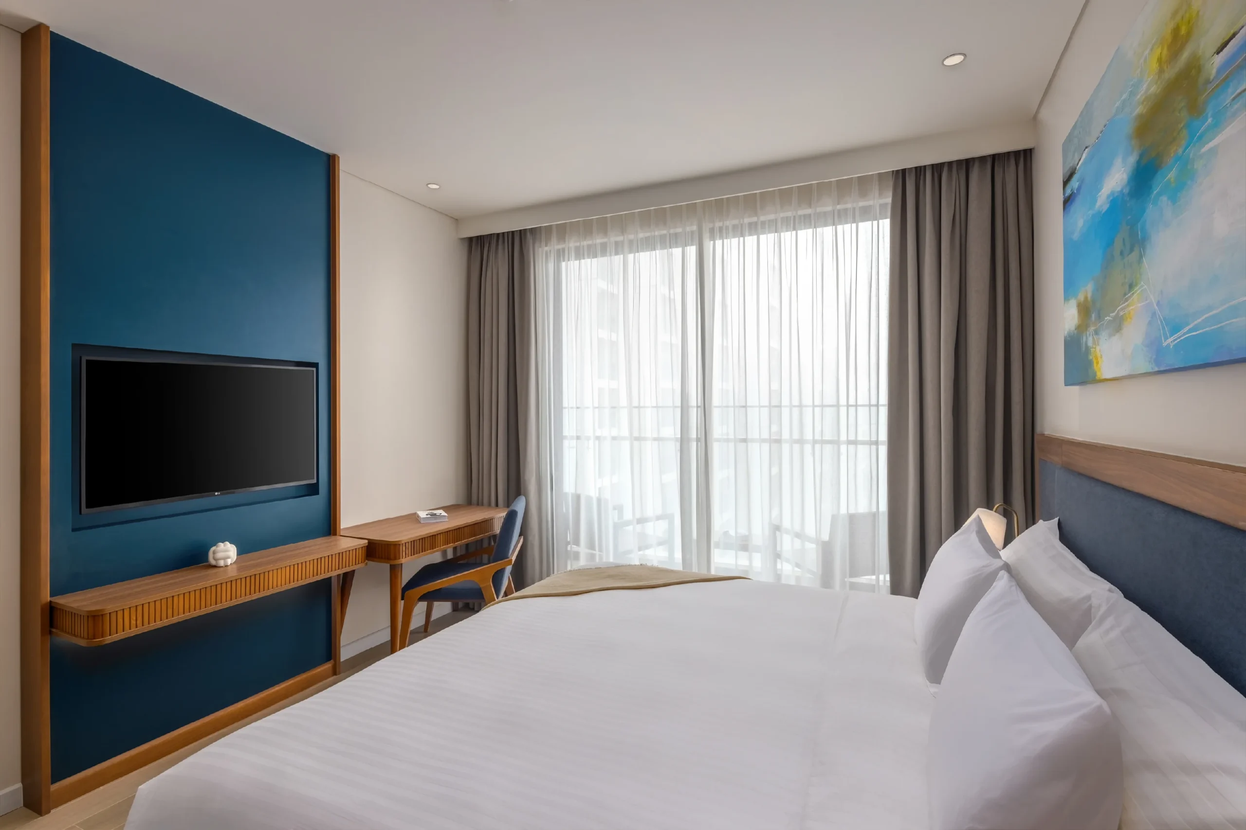 Không gian phòng nghỉ tại Vienna House by Wyndham Charm Long Hải