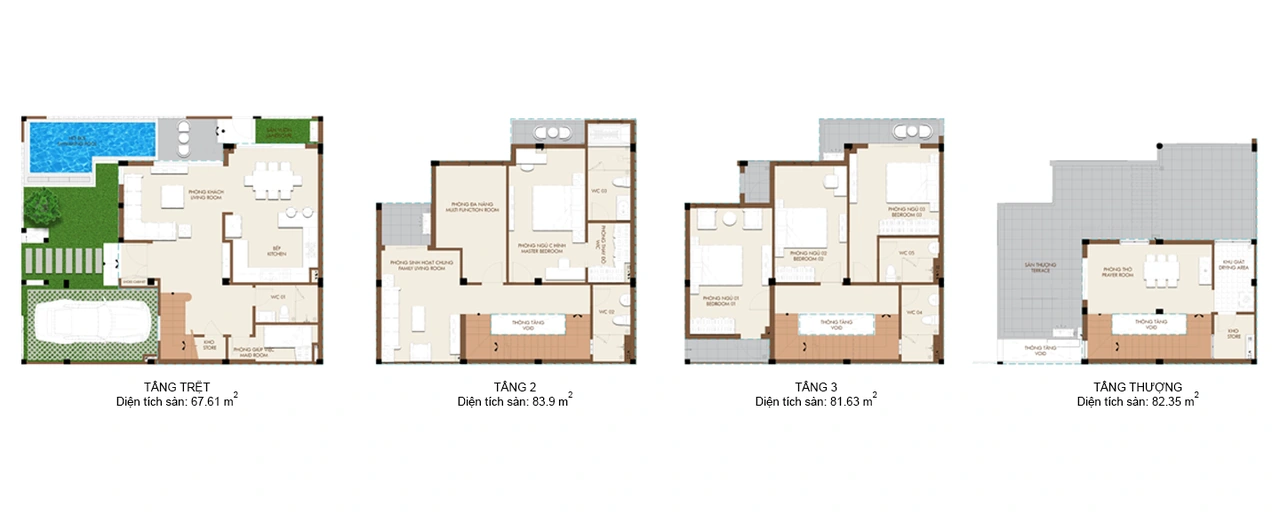 Mặt bằng tham khảo HARUKA Residence mẫu 1