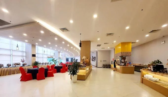 Ảnh tư liệu không gian nhà hàng trong hồ sơ giới thiệu tòa nhà