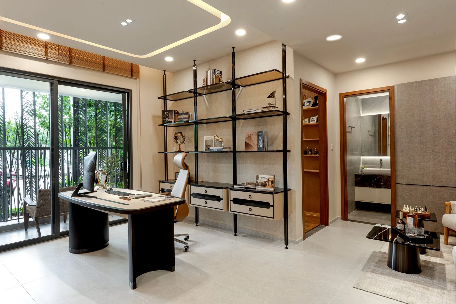 Góc làm việc nhà mẫu officetel Serena Riverside