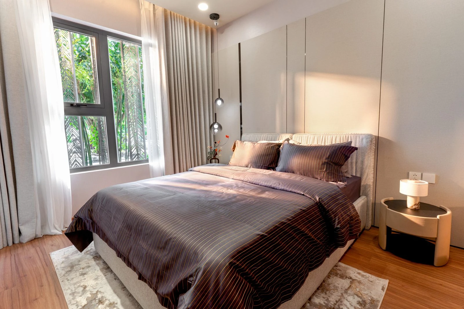 Phòng ngủ nhà mẫu officetel Serena Riverside