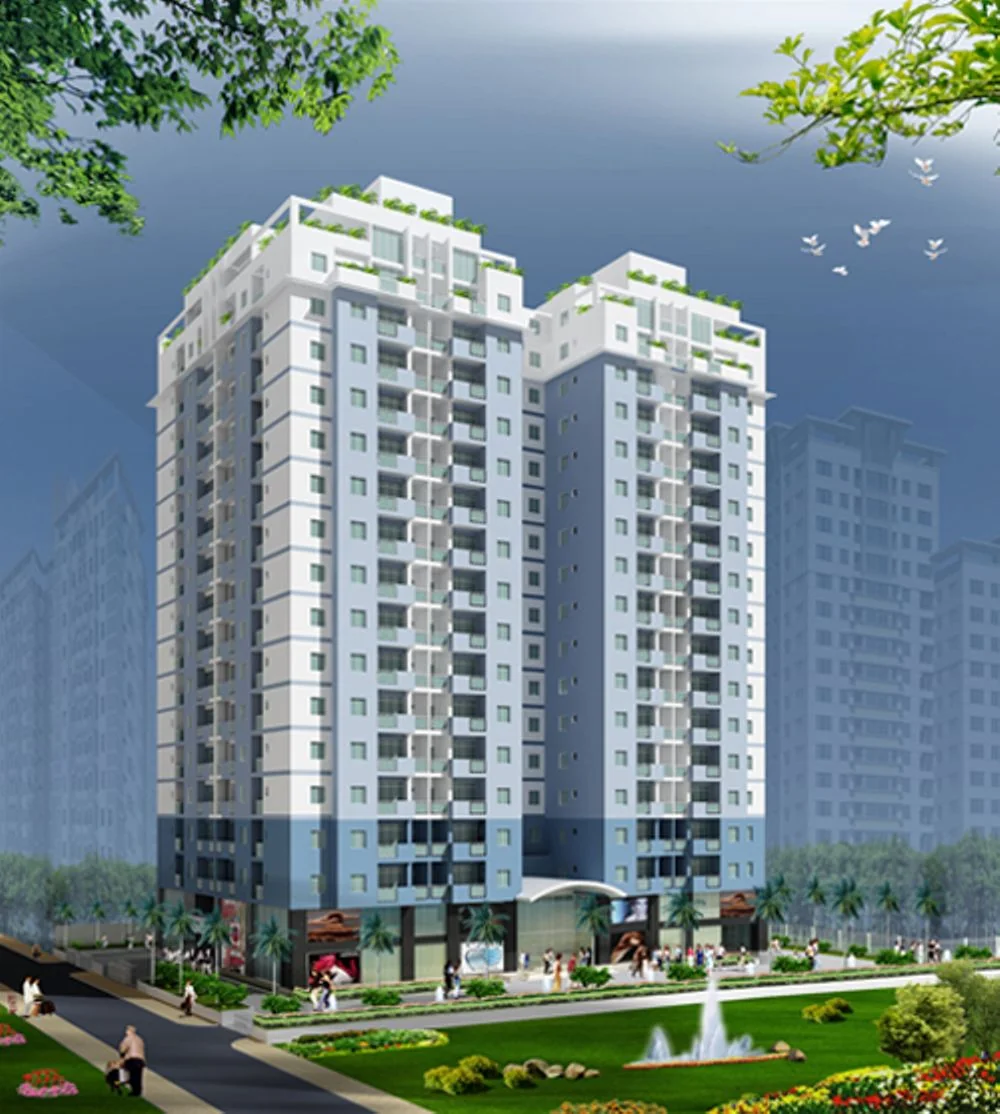 Phối cảnh kiến trúc Tecco Tower Linh Đông